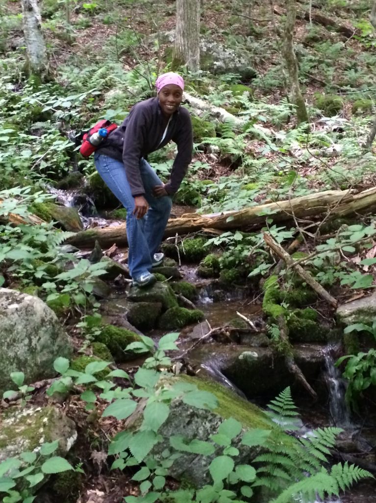 Picture of Gbaike Ajayi on a hike.